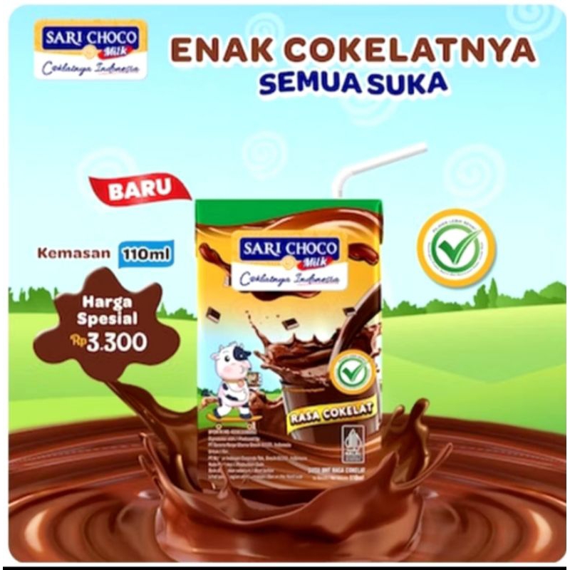 

SARI CHOCO susu uht rasa coklat 110ml