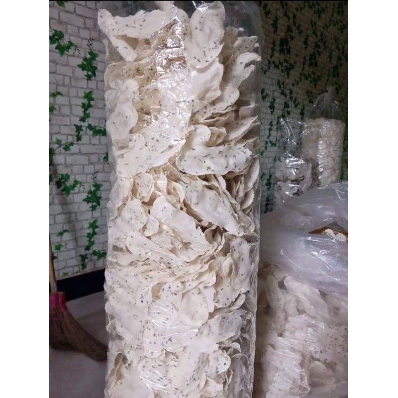 

cemilan opak singkong mentah original