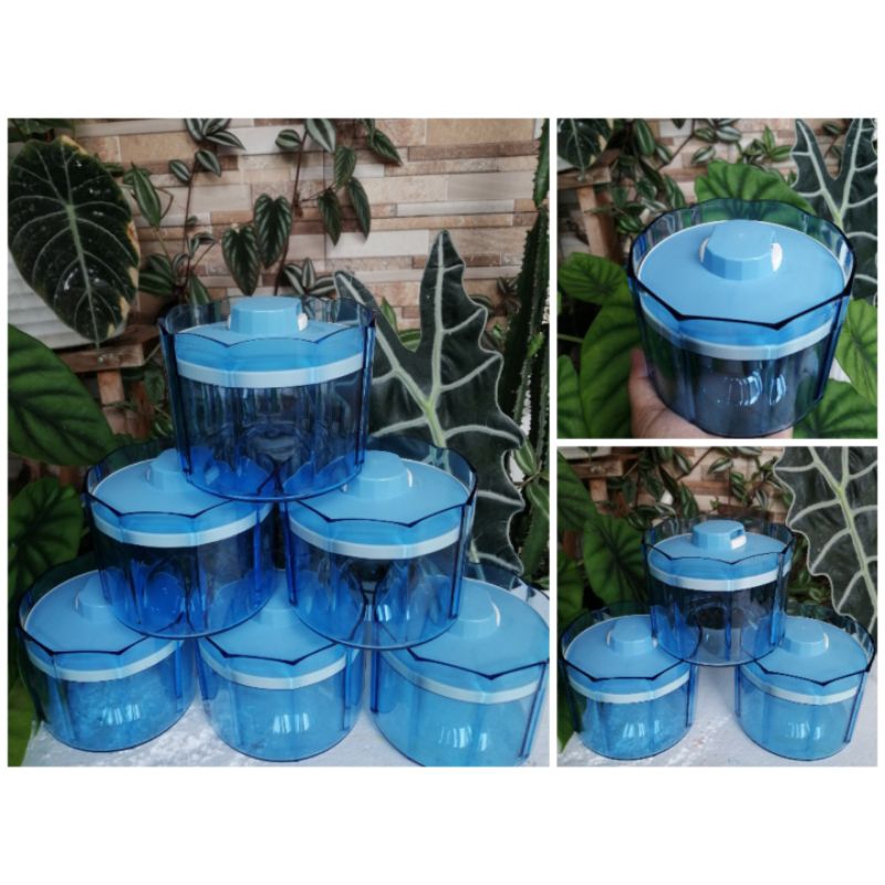 Advanced counterpart Biru tupperware  / Toples tupperware  (1)