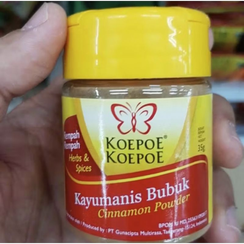 

Koepoe koepoe Kayumanis Bubuk 35gr / Cinnamon powder rempah