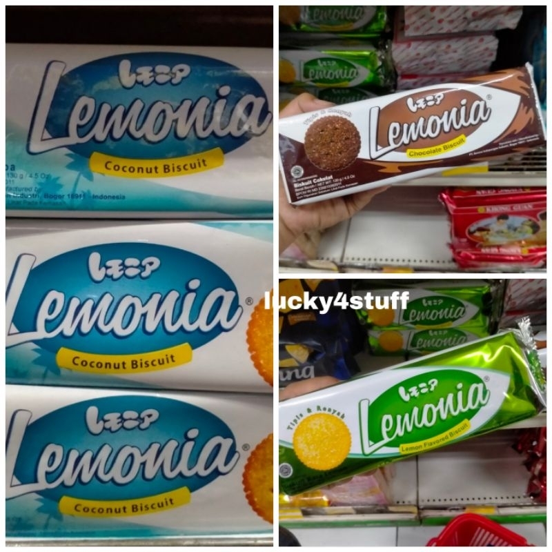 

Nissin Lemonia Biskuit Rasa Lemon Kelapa Coklat 130gr