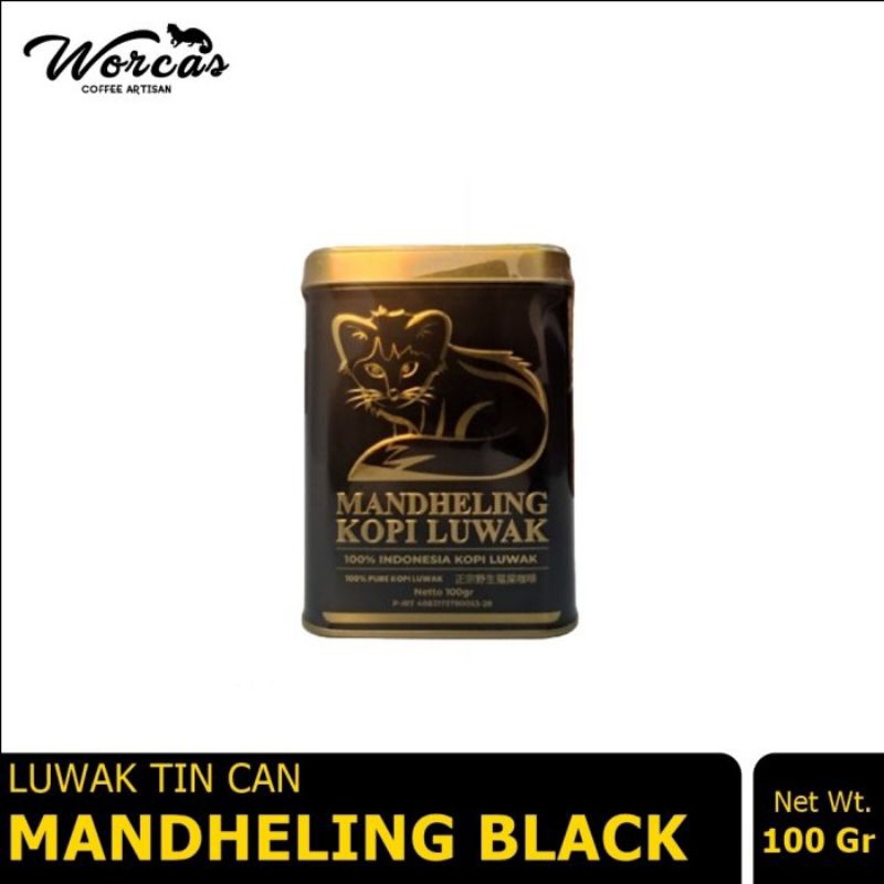 

Worcas luwak mandheling black ground tin 100gr | kopi bubuk | kopi worcas