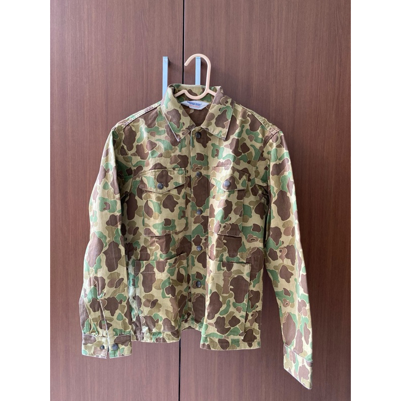 Wingman Denim Work Jacket Frogskin Camo