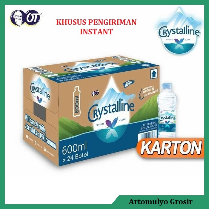 

AIR MINERAL BOTOL CUP CRYSTALLINE CRYSTALINE CRYSTALIN 330ml 600ml by ORANG TUA