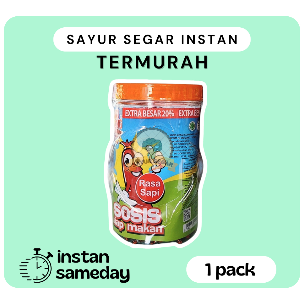 

Sosis Sapi Sonice 1 Pack -Sayur Segar Instan