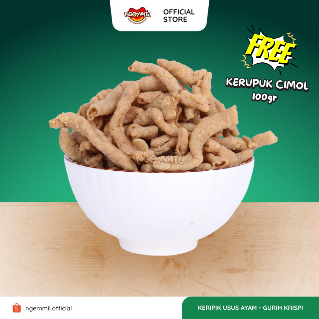 

NGEMMIL USUS AYAM KERISPY 500 GRAM