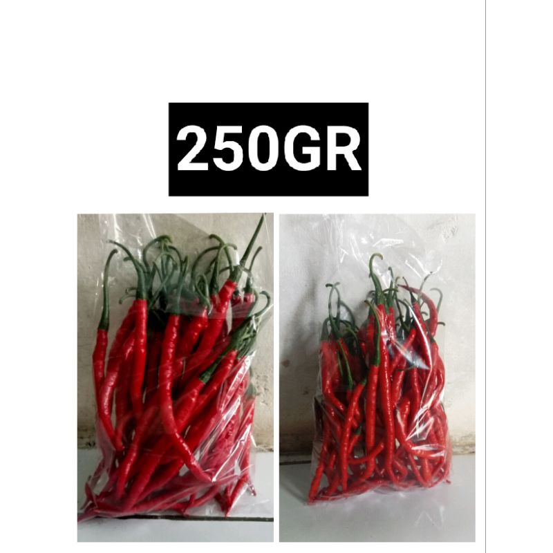 

250gr cabai merah keriting segar fresh