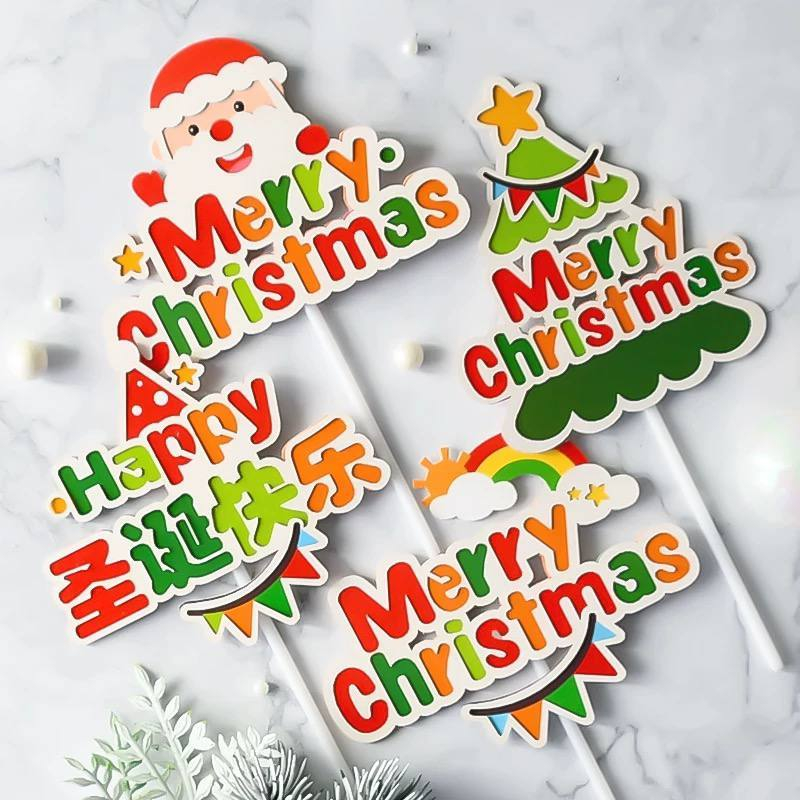 

CAKE TOPPER EDISI CHRISTMAS/CAKE TOPPER STIK EDISI NATAL/HIASAN KUE EDISI MERRY CHRISTMAS