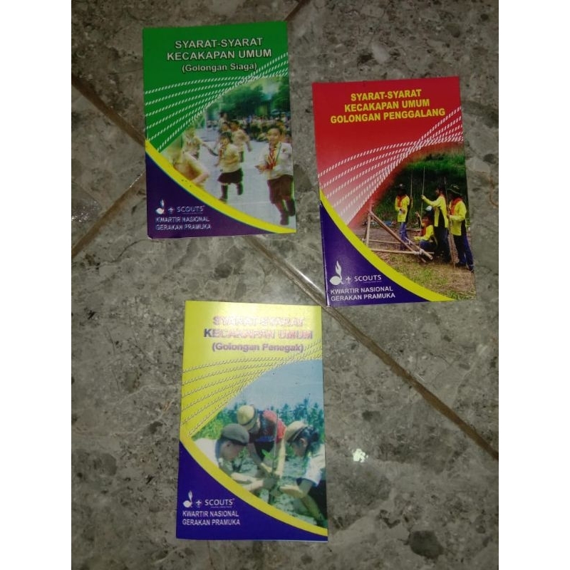 Buku SKU Siaga Penggalang Penegak Pramuka / Buku Pramuka (ECER)