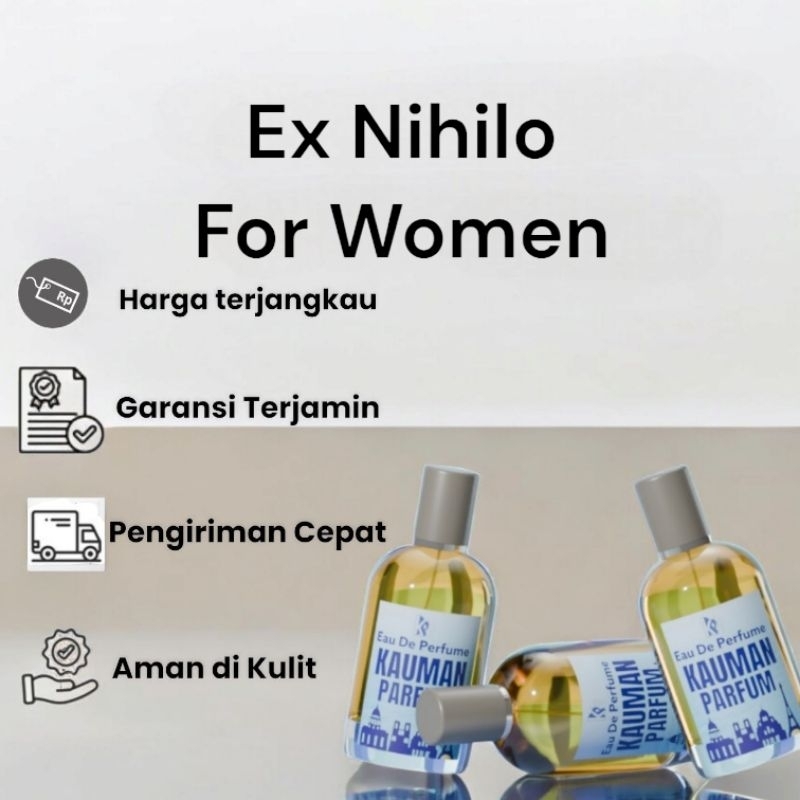 Kauman Parfum Ex Nihilo For Women Wangi Floral Fruity Manis Segar Kalem ex NIHILO Fleur NARCOTIQUE