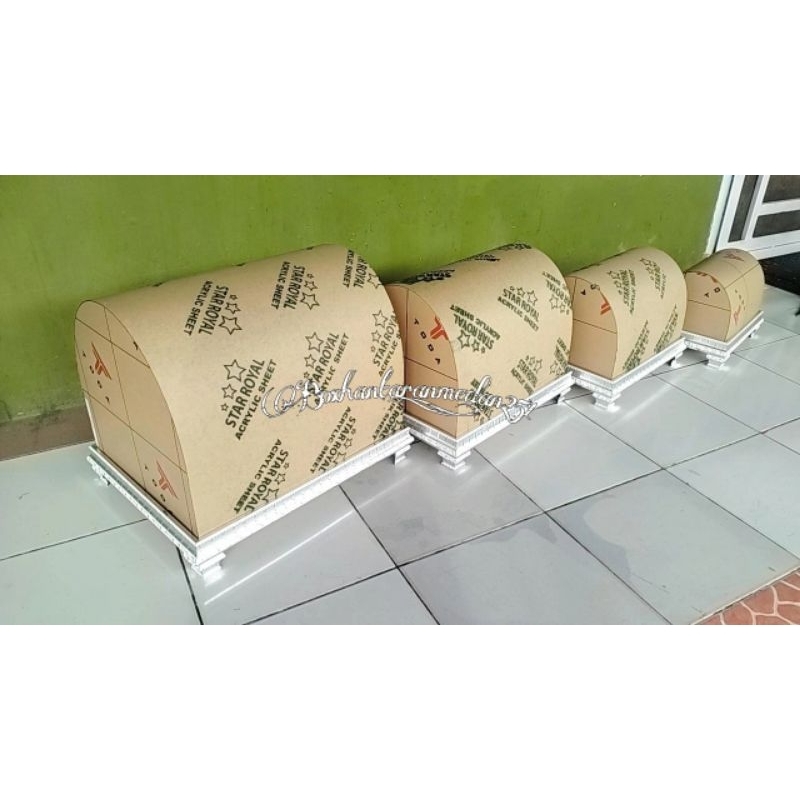 Box hantaran akrilik Oval
