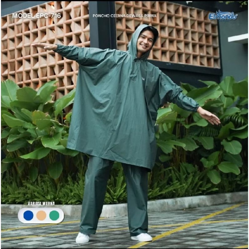 DISKON JAS HUJAN ELMONDO PRIMA 716 /ELMONDO 716 PRIMA SETELAN DEWASA / JAS HUJAN PONCO ELMONDO EPC