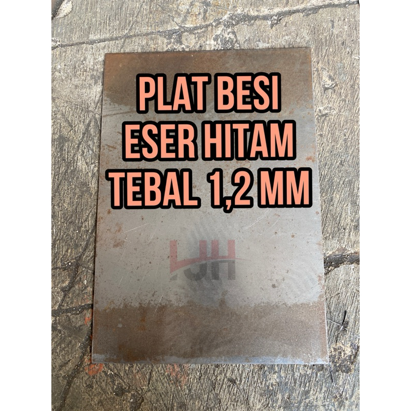 plat besi tebal 1,2 mm plat eser plat polos hitam SR