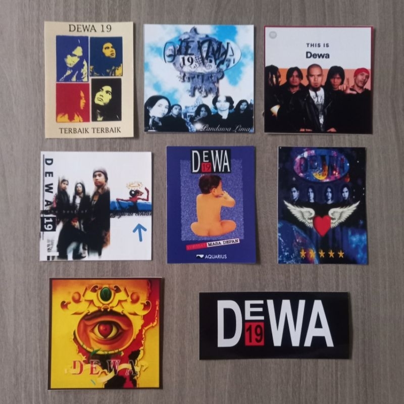 STIKER DEWA 19 VINYL UKURAN KECIL