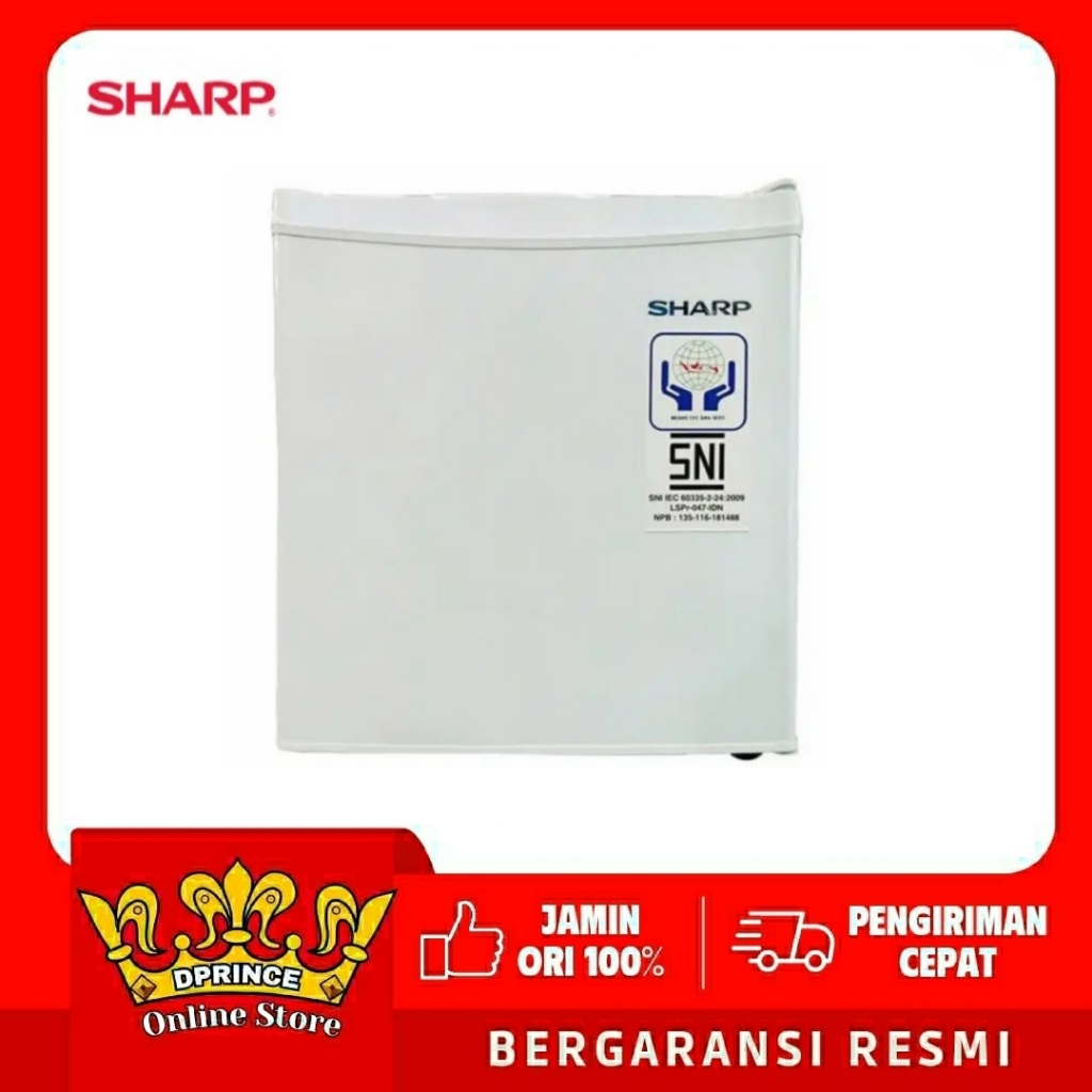 SHARP Mini Bar Kulkas Portable SJ-50MB-XW