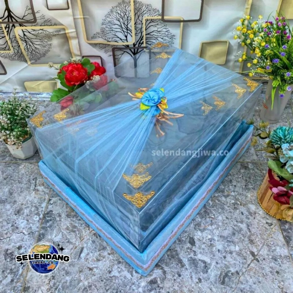 kotak hantaran seserahan kotak hantaran pernikahan mika 1 sett isi 2
