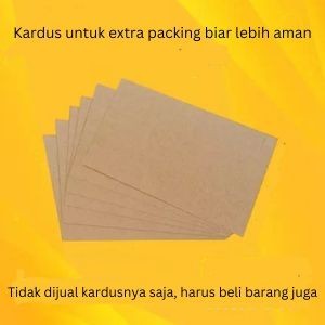 

Tambahan Kardus Untuk Extra Packing Biar Lebih Aman, Tidak Dijual Kardusnya Saja, harus beli barang juga