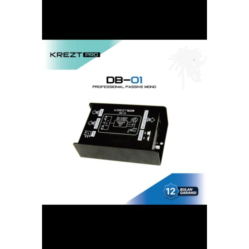 Direct Box Krezt PRO DB-01 Passive Mono DI Box Pasif