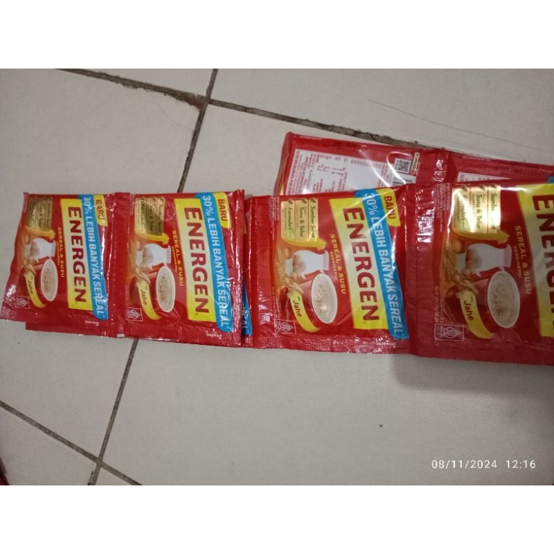 

energen jahe isi 10 sachet