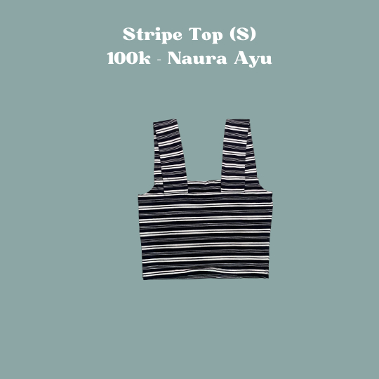 Stripe Top Size S - Naura Ayu