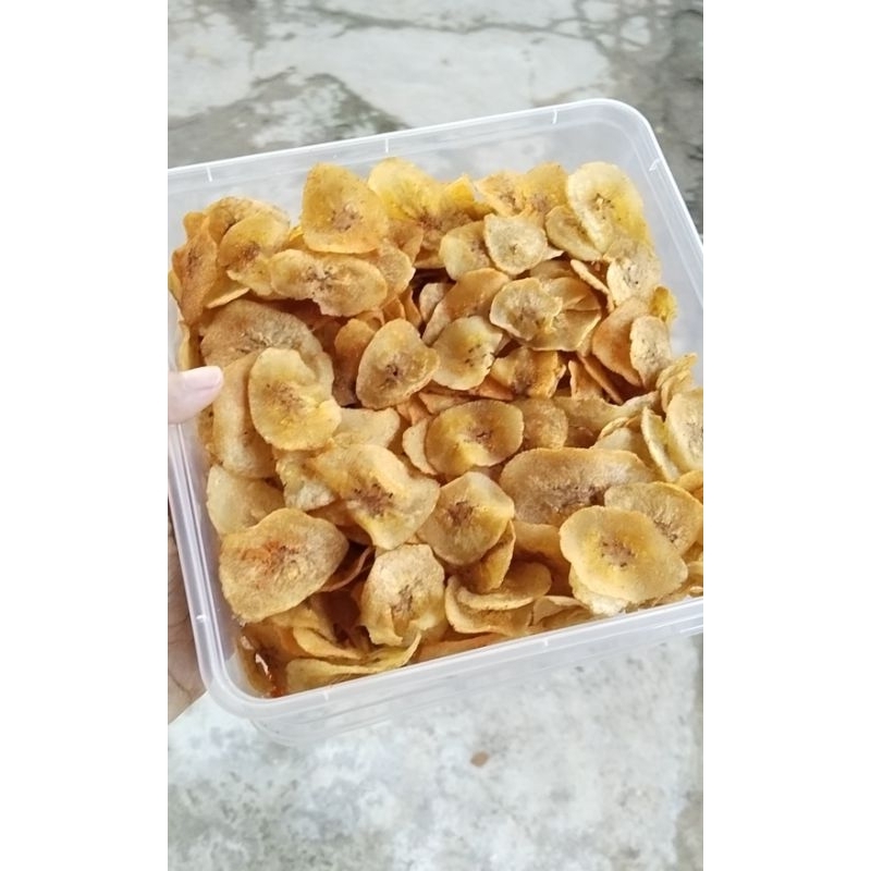 

Keripik Pisang Kepok Pedas Balado 100g koin