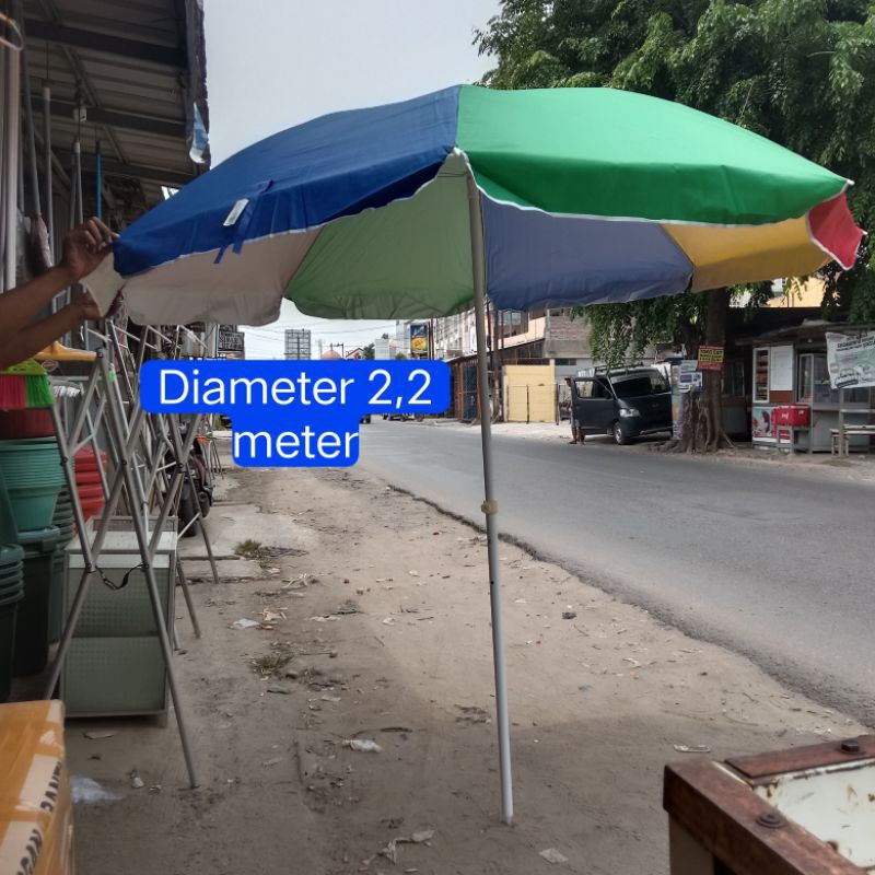 payung jualan besar jumbo payung dagang payung pantai payung pelangi payung tenda