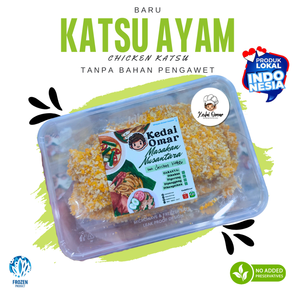 

Chicken Katsu, KEDAI OMAR - Frozen Siap Goreng - Size Besar