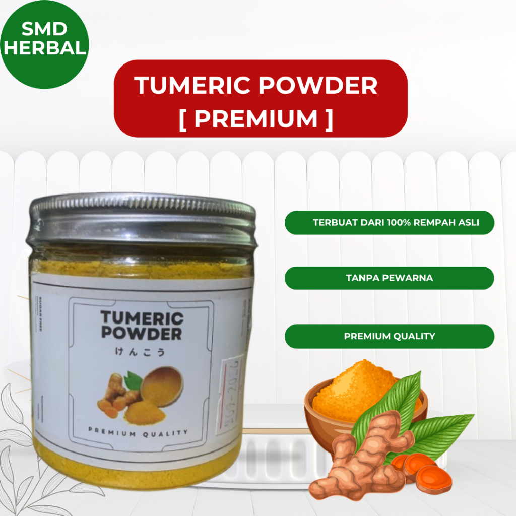 

Kunyit Bubuk Premium Quality | Turmeric Powder Premium Original [100 gram] Super Halus