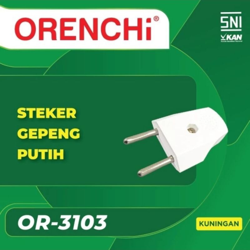Steker Gepeng Orenchi OR3103 OR 3103 Rekza Kotak Colokan cok kabel Listrik sambungan sambung rol sto