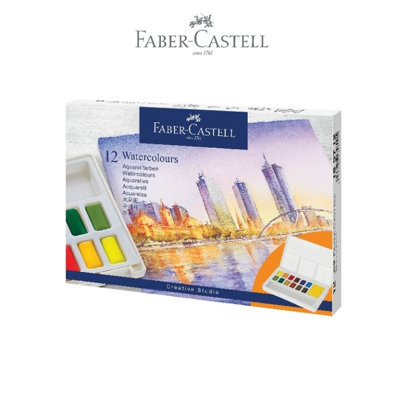 

TBMO CAT AIR 12 WARNA - SOLID WATERCOLOURS 12C FABER-CASTEL 169712