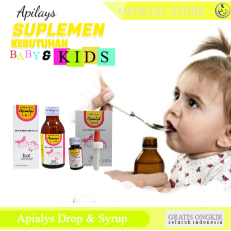 Apialis Apialys Drop / Sirup - Suplemen Vitamin Nafsu Makan Anak - Suplemen anak & baby