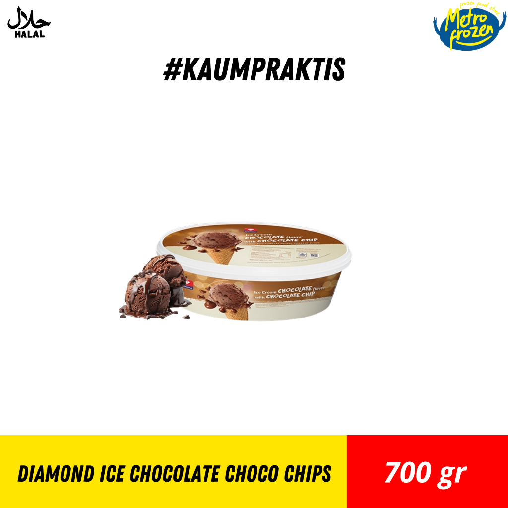 

Diamond Ice Cream Chocolate With Choco Chip 700ml