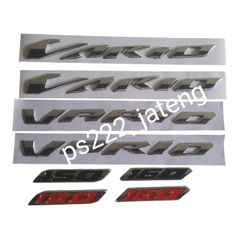 emblem vario chrom 150.160 tahun 2015.2017/emblem vario 160 tahun 2022/emblem vario