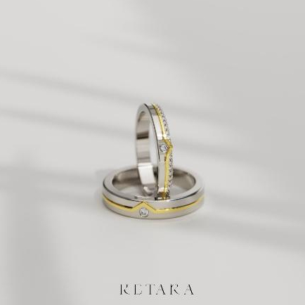 Cincin Kawin Tunangan Cincin Tunangan Cincin Couple Perak Silver Ketara Jewelry