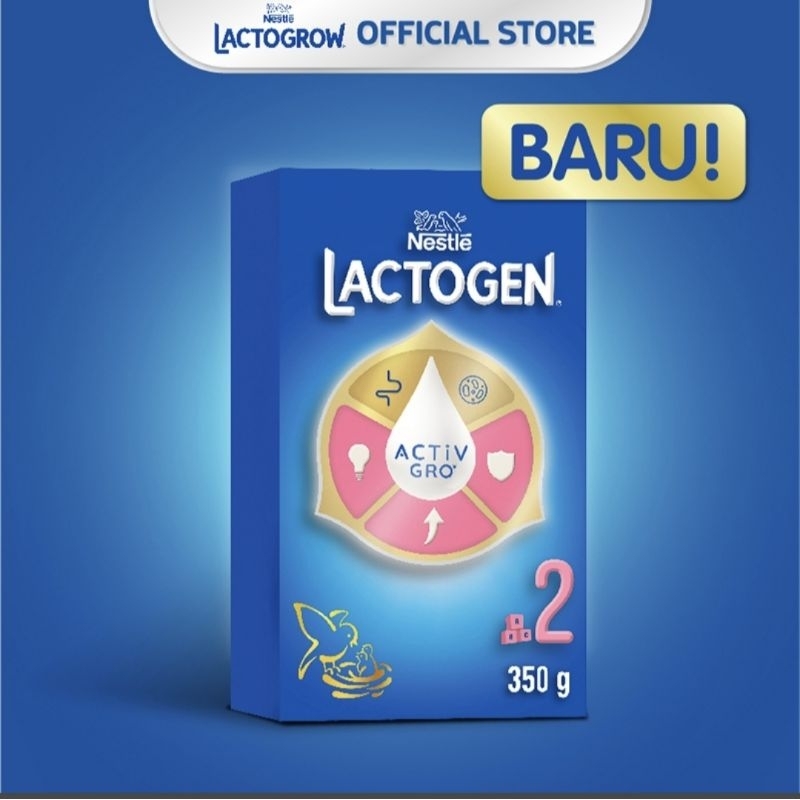 Lactogen 2 Happynutri Susu Bayi 6-12 Bulan 350gr