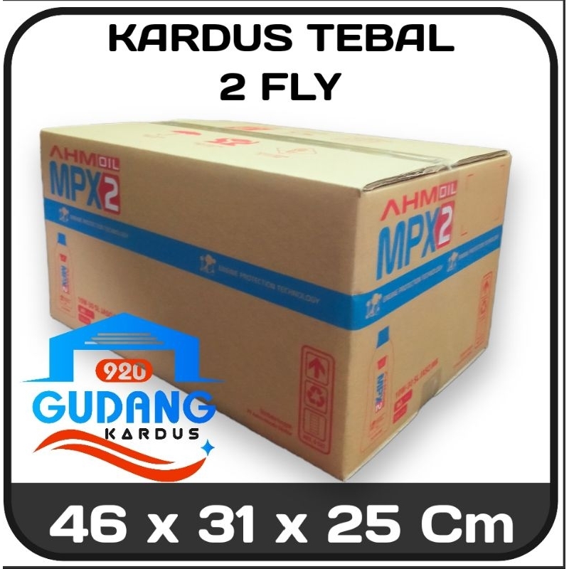

Kardus Tebal 2 fly ukuran 46 x 31 x 25