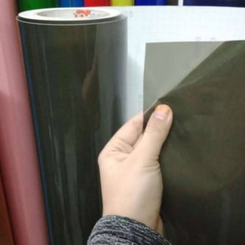 skotlet smoke stiker/skotlait hitam transparan