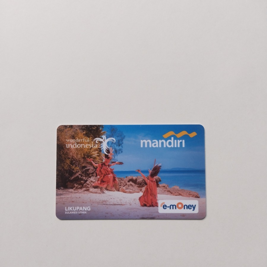 EMONEY CARD ETOLL MANDIRI EDISI WONDERFUL INDONESIA LIKUPANG