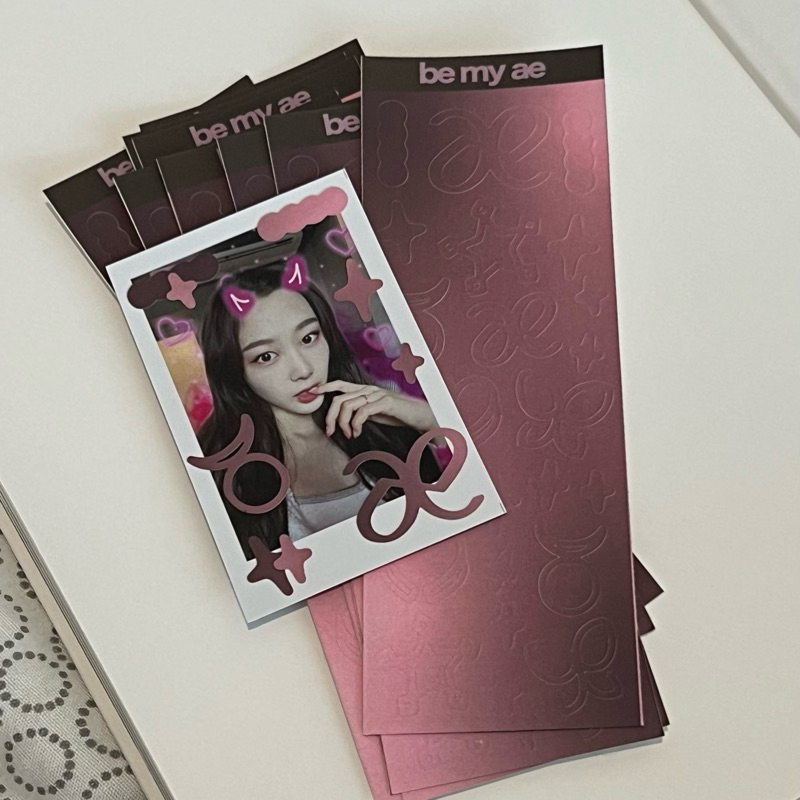 

BE MY AE - Aespa Sticker Sheet (polco, polaroid deco, journal, etc.)