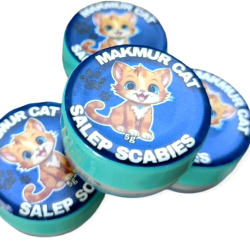 SALEP SCABIES Kucing Makmur Cat Salep Jamur Kucing 5Gr