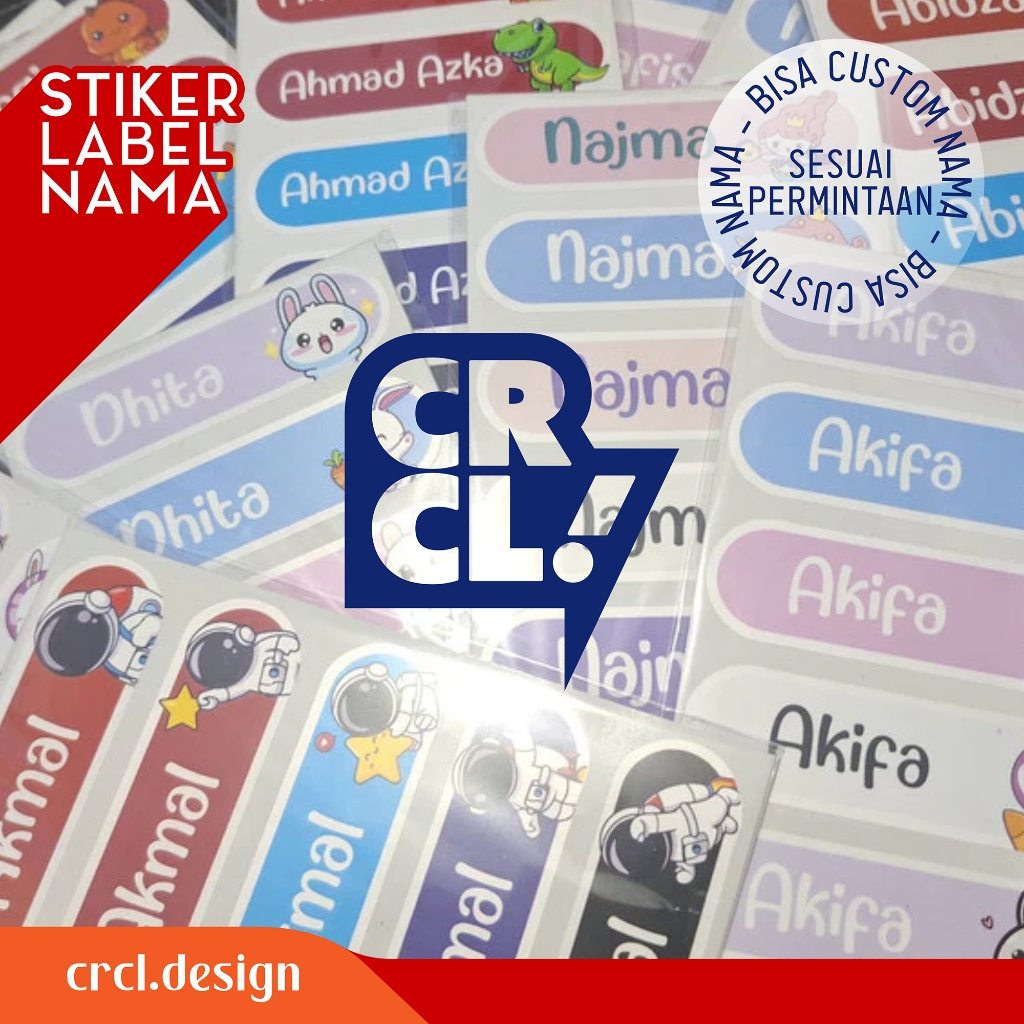 

LABEL / STIKER NAMA