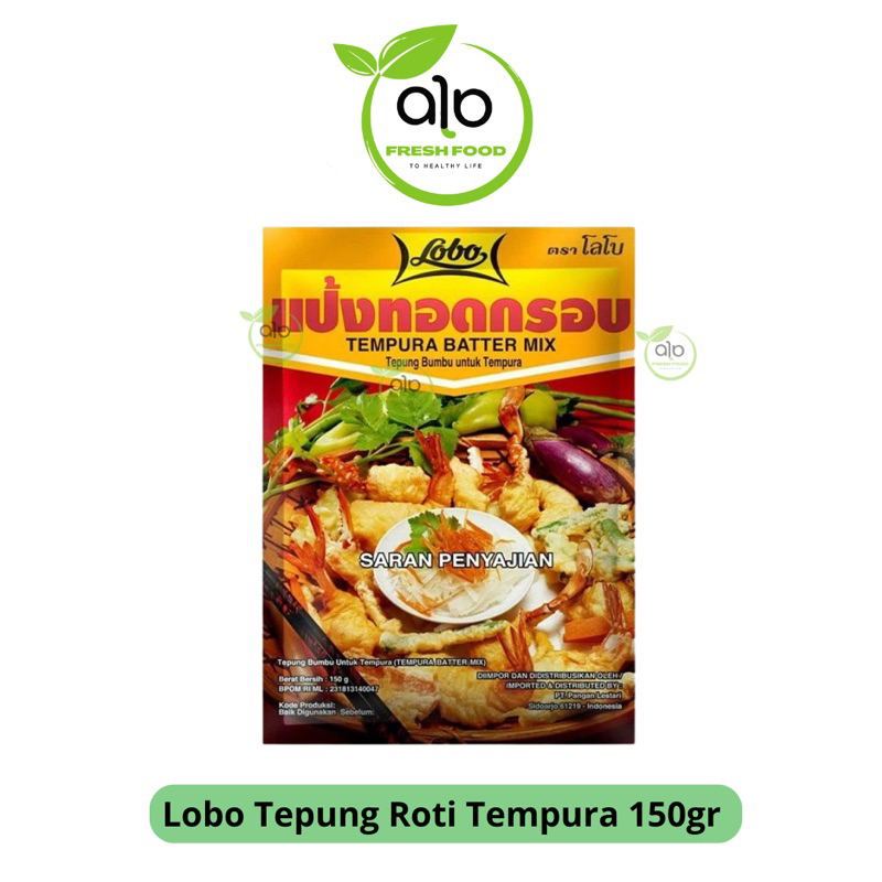 

LOBO Tepung Tempura Batter Mix 150 gr - ALO Fresh Food