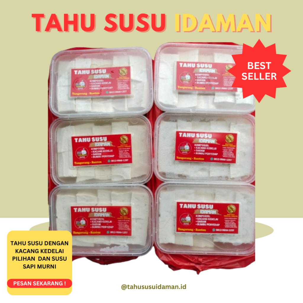 

TAHU SUSU IDAMAN PREMIUM 1 BOX ( ISI 10 )