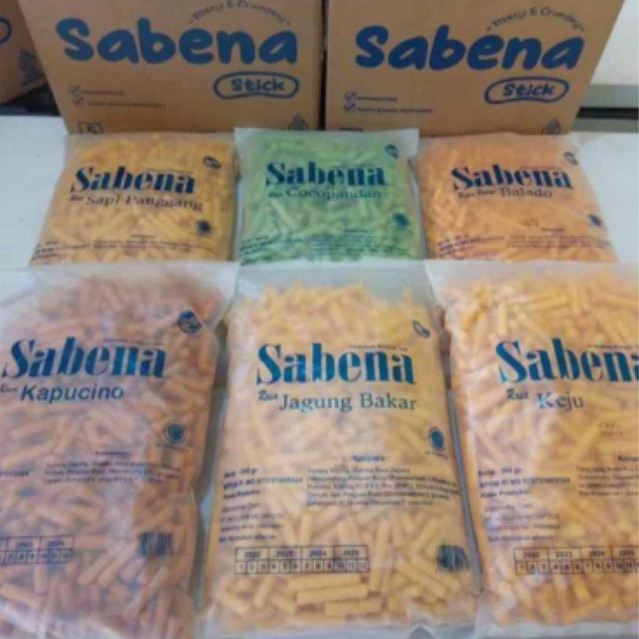 

Sabena Stik,Aneka Rasa Keju,balado,pandan,Capucino