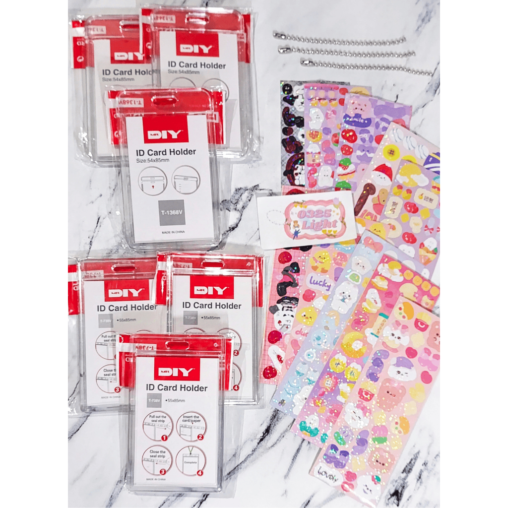 [READY] DIY Deco Card Holder KIT | Acrylic Mr DIY Toploader
