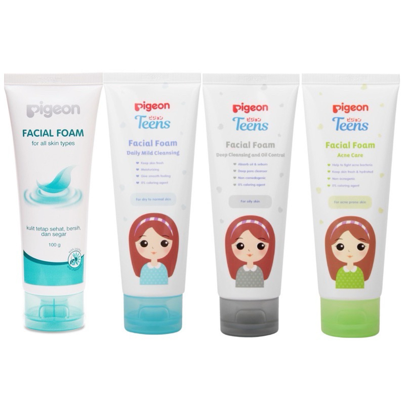 Pigeon Teens Facial Foam / Sabun Cuci Muka / 100g