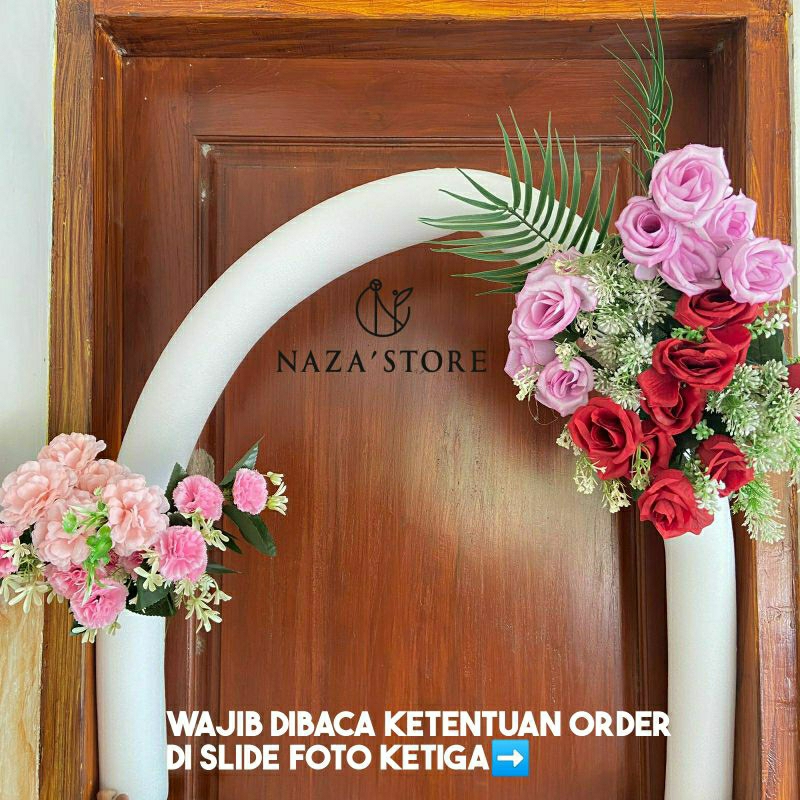 GABUS BULAT ELASTIS DEKORASI PANJANG 2METER/ FLORAL FOAM PIPA