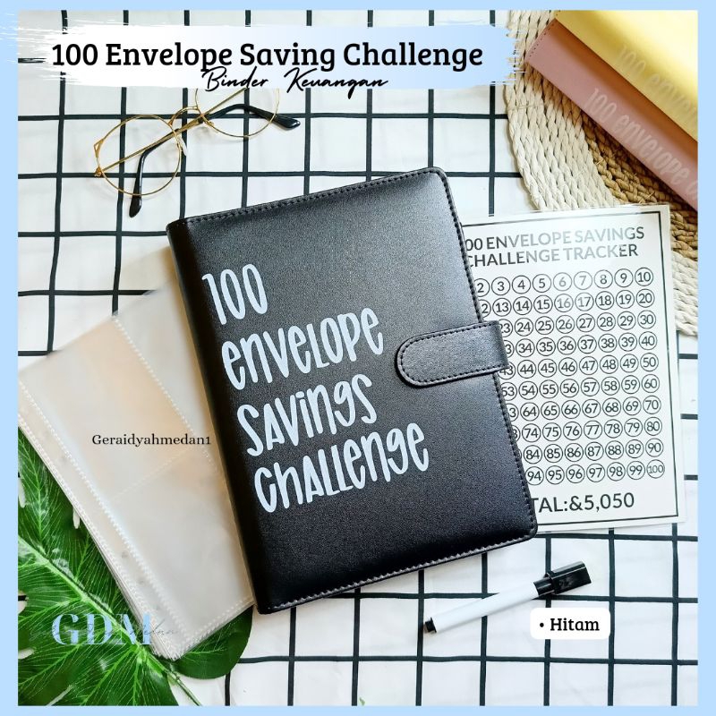 

100 Envelope Saving Challenge Binder Keuangan
