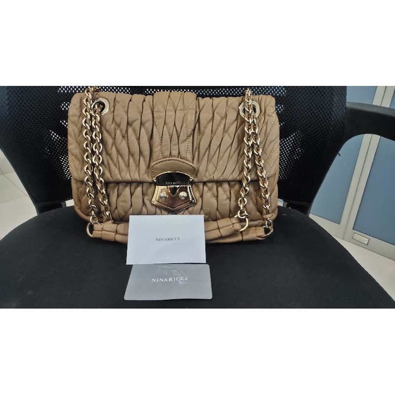 Nina Ricci sling shoulder Rantai nina rici kulas