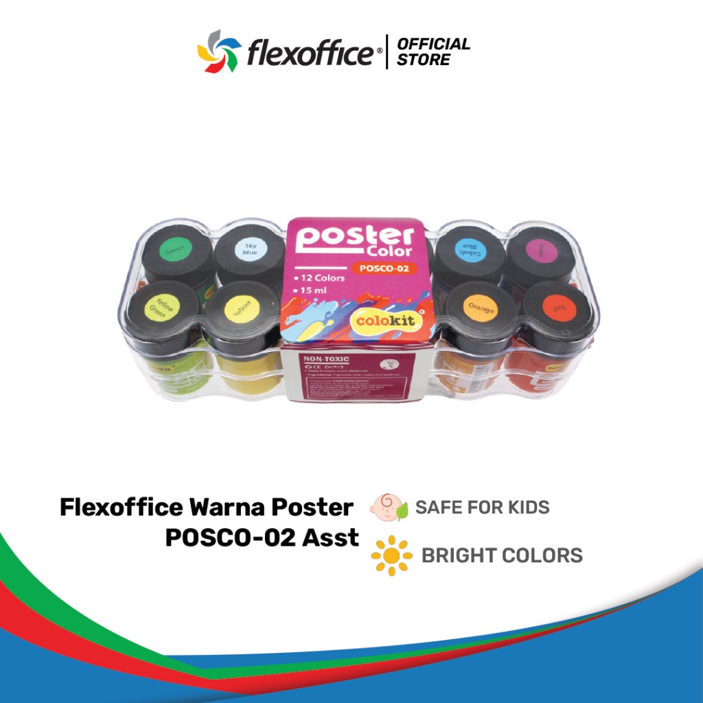 

FlexOffice Cat Poster POSCO-02 Asst 12 Pcs/Set